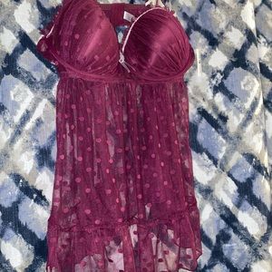 NWT size 3x babydoll and thong set